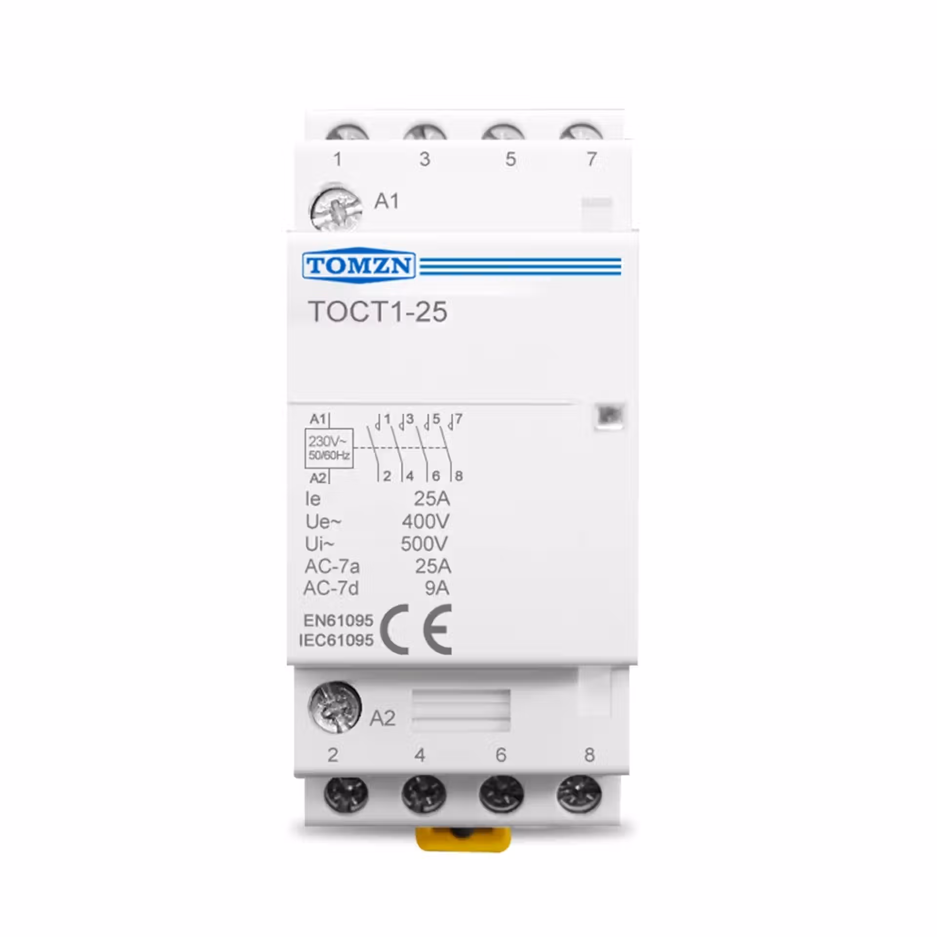 Contacteur modulaire  4P 25A 220V/230V 50/60HZ  2NO2NC
